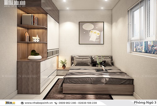 Thiết kế phòng ngủ đẹp hiện đại nhà chị Diễm